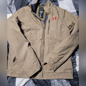 Under Armour Men's Khaki Performance Jacket Size Small
